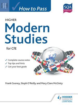 cover image of How to Pass Higher Modern Studies for CfE